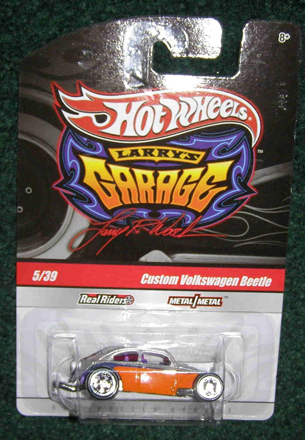 Amazon.com: HOT WHEELS LARRY'S GARAGE 5 OF 39 ORANGE WITH SILVER