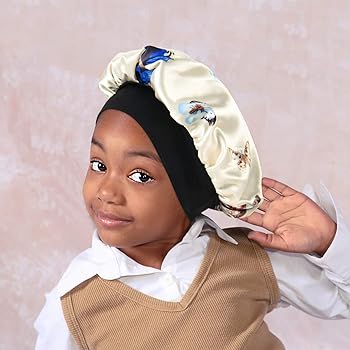 MABLI － Gwendolen rompers bonnet Wholesale Bonnet Purple Gold Satin Wide Edge Twist Women