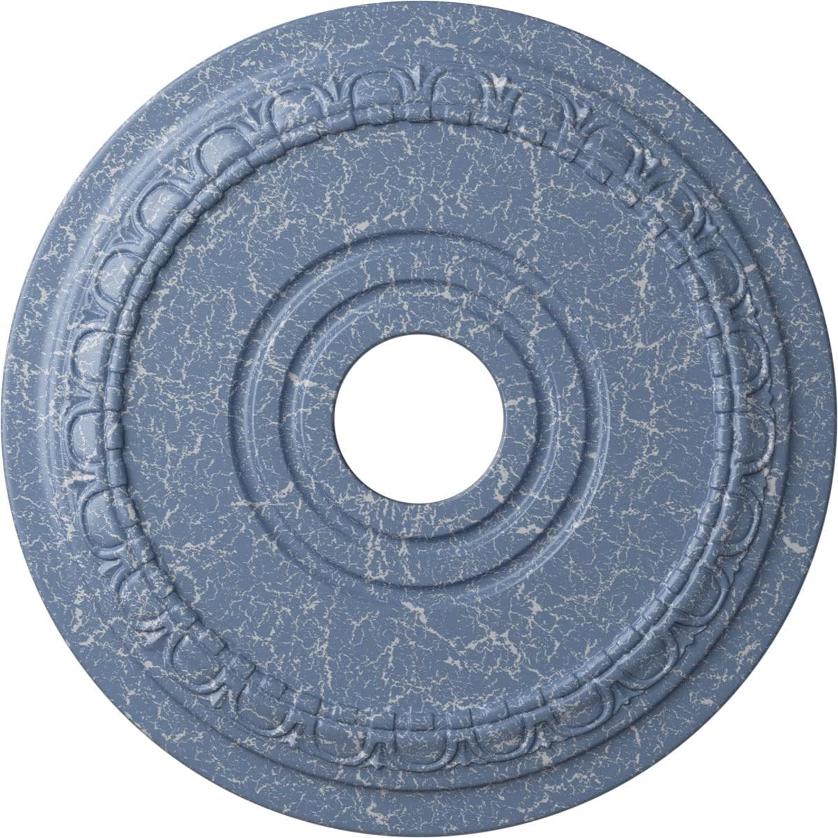 Ekena Millwork CM17MUAMCDecorative Ceiling Medallions Modeled After Original Historical Patterns & Designs, Americana Crackle