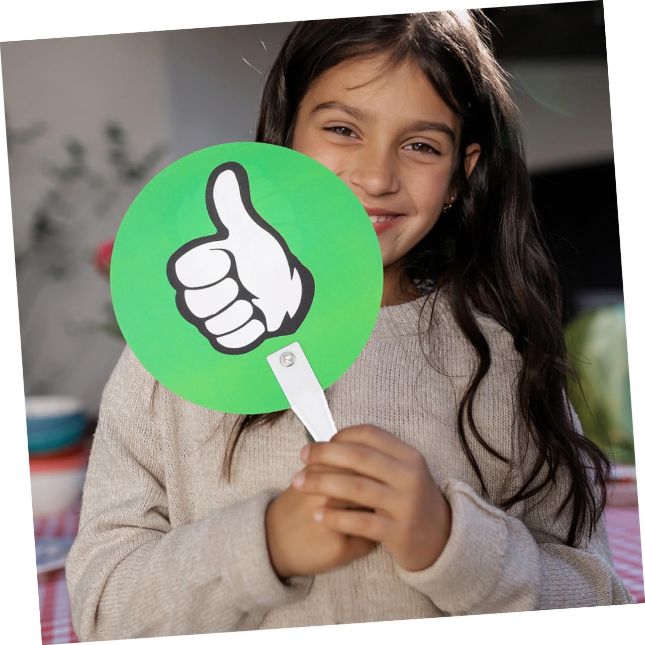 20pcs Yes No Voting Paddles for Classroom Interaction Reusable Plastic Thumbs Signs Convenient Handheld Voting Tools for Engaging Student Participation and Learning