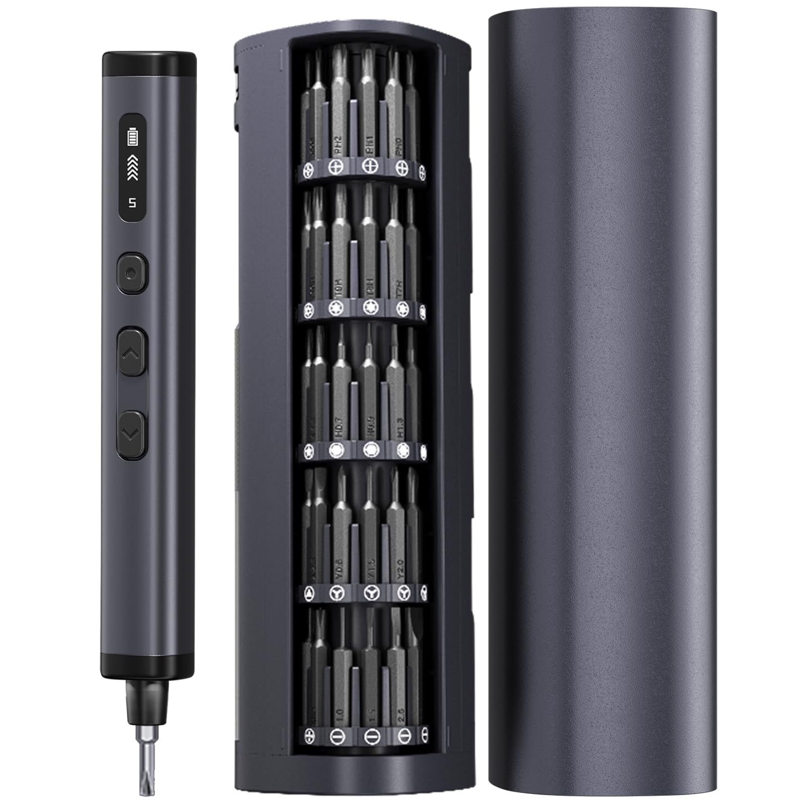 Electric Screwdriver Set 78 In 1 Electric Precision Screwdriver Set with 72 Magnetic Bits Magnetic Storage Power Screwdriver