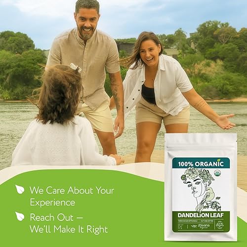 Miniatura 5 de Zhivana Organics - Paquete a granel de 5 libras de hHojas de diente de león orgánica, hojas secas sueltas, comestibles, para té, tinturas y uso