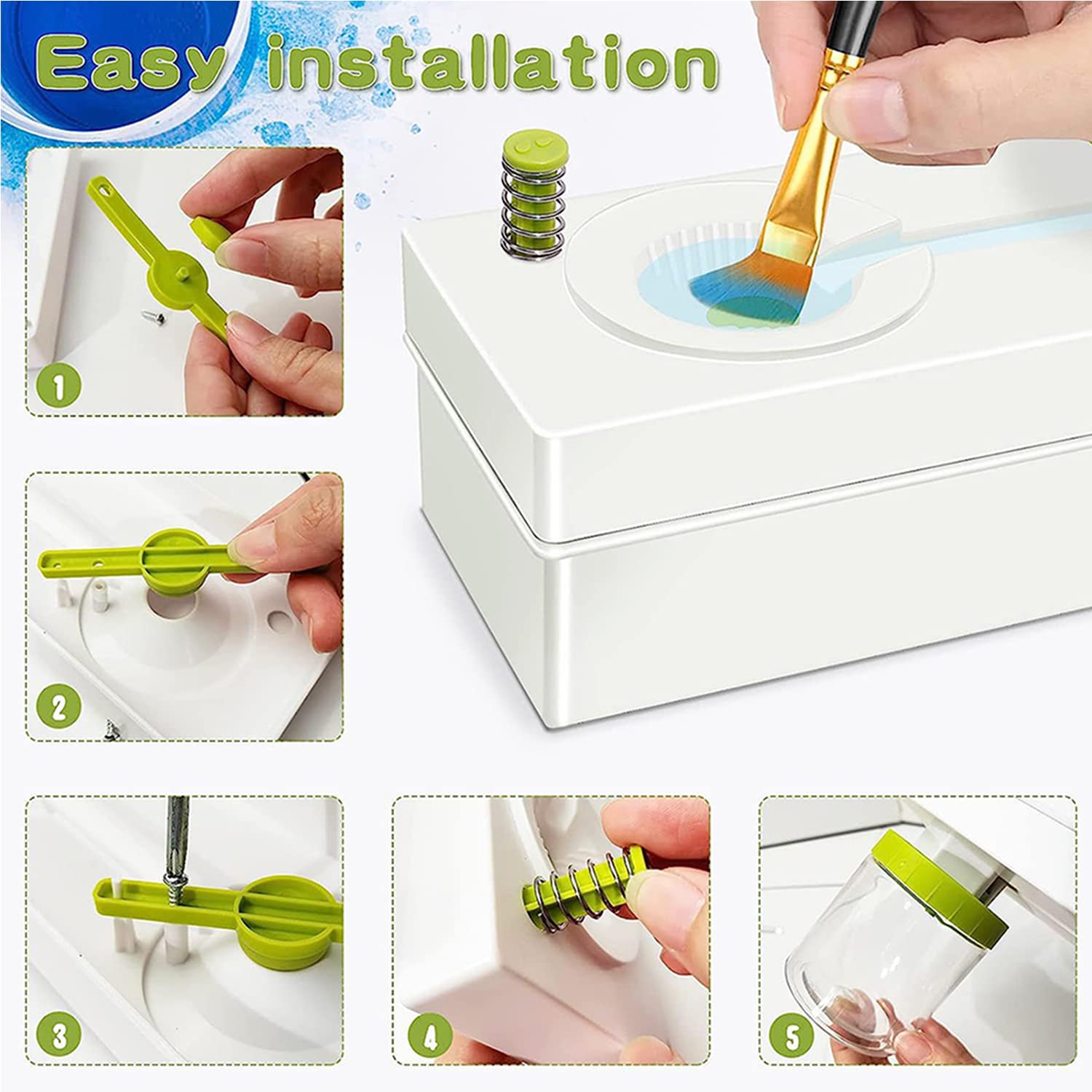 Paint Brush Cleaner - Automatic Circulation -3