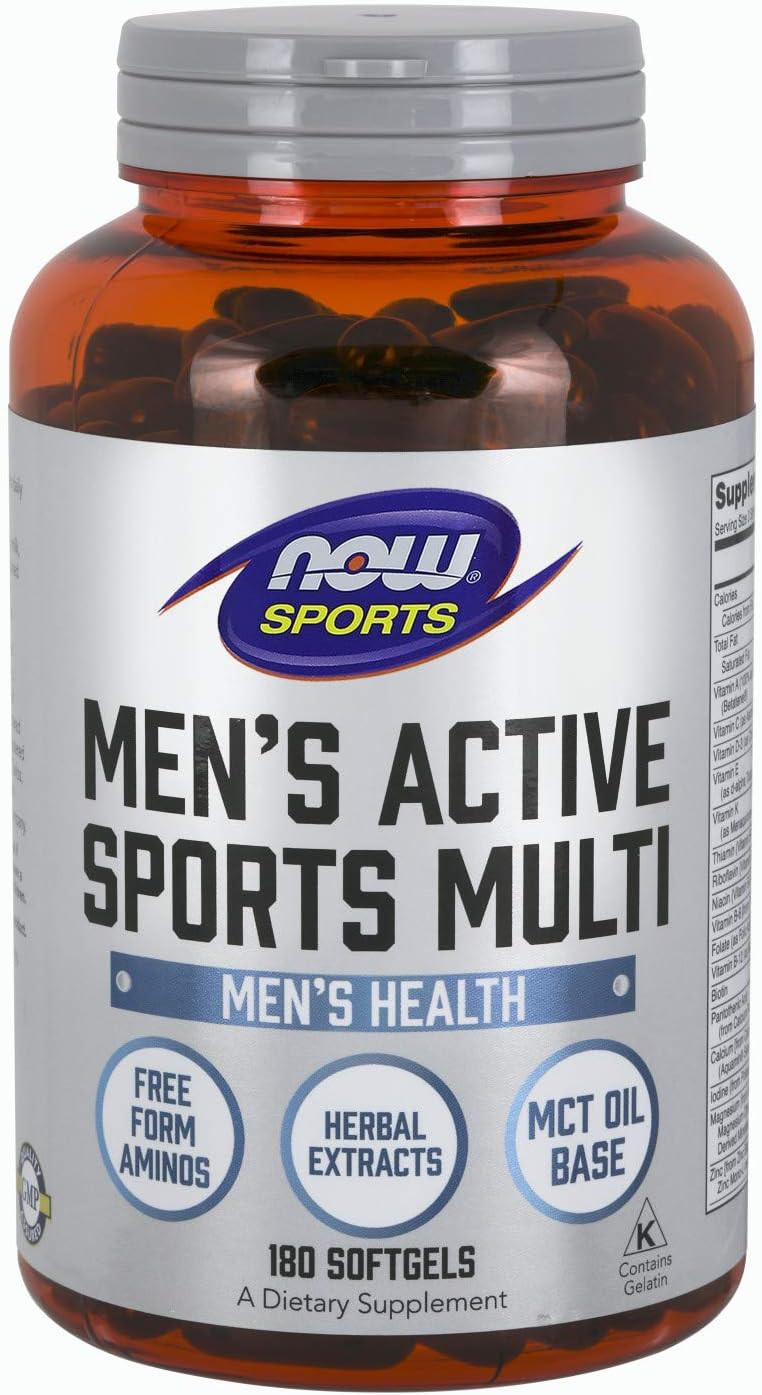 Now Foods Men's Extreme Sports Multivitamin, 180 sgels