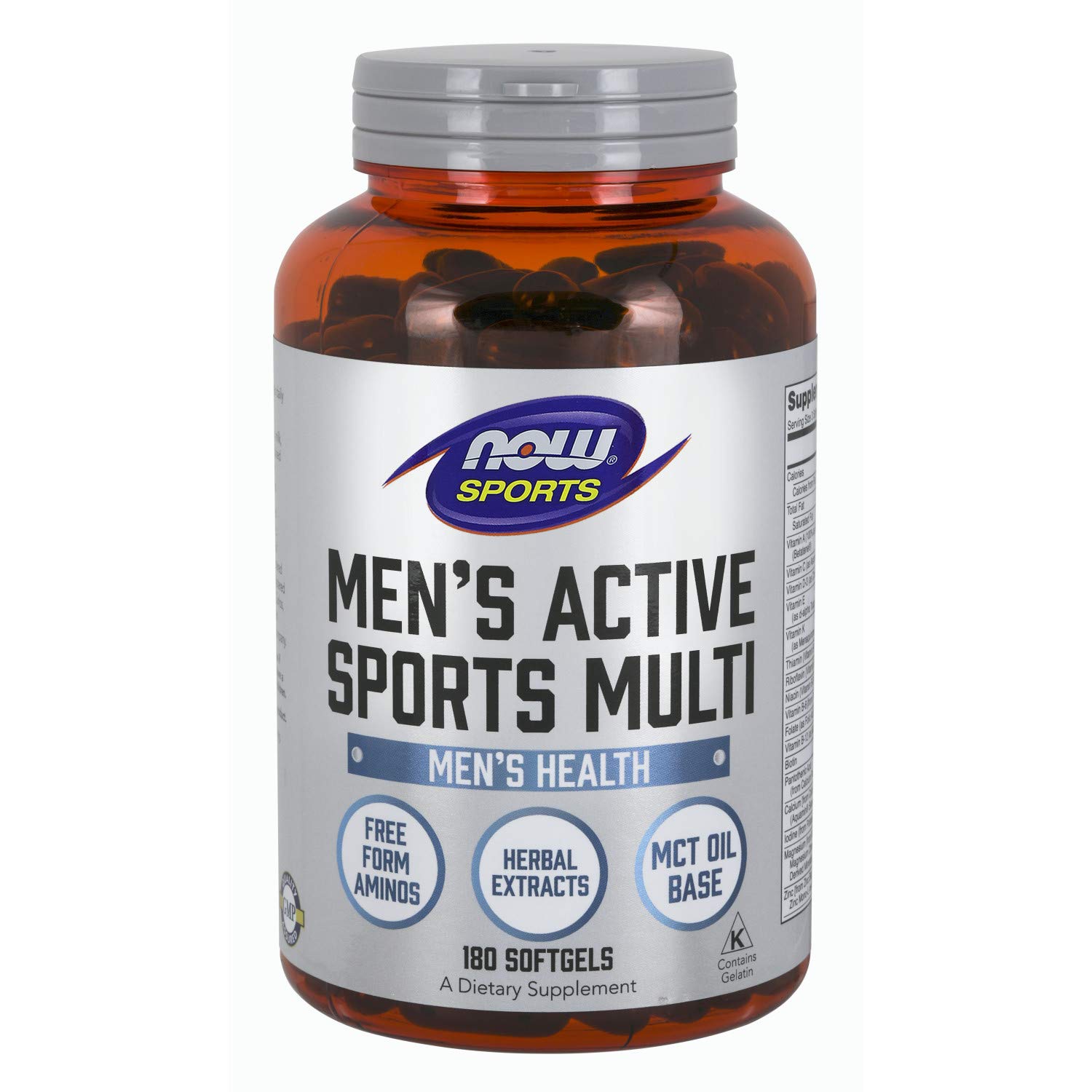 Now Foods Men's Extreme Sports Multivitamin, 180 sgels