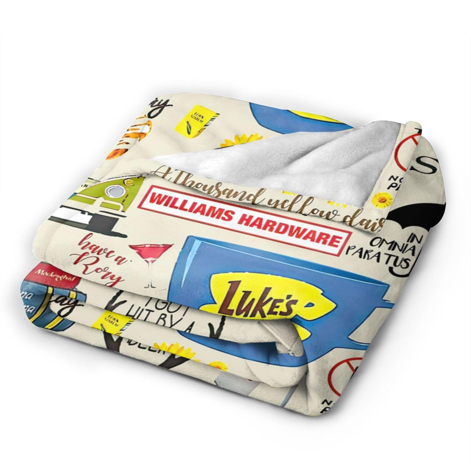 Semoxid Throw Blankets Air Conditioner Blanket Warm Cozy Flannel Blanket for Couch Bed Sofa Home Decor (50“x40”)