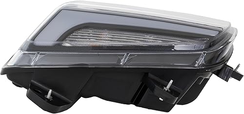 Miniatura 3 de Garage-Pro Faro delantero LED del lado del conductor para Kenworth T880 2014-2022, carcasa negra que reemplaza # P546104100