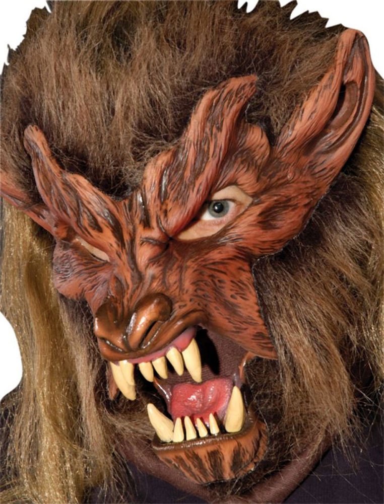 Zagone StudiosWomen's Lone Wolf Mask One Size Fits Most Brown