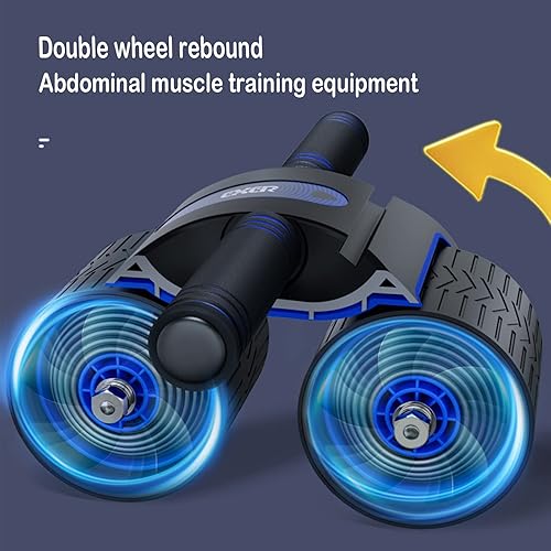 Miniatura 2 de Rodillo de rueda AB con asistencia de rebote automático y resortes de resistencia, equipo perfecto para gimnasio en casa para hombres y mujeres,