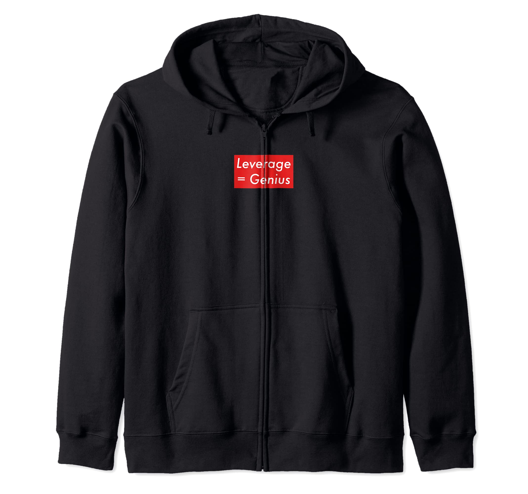 Leverage = Genius Box Logo (Bogo) Zip Hoodie