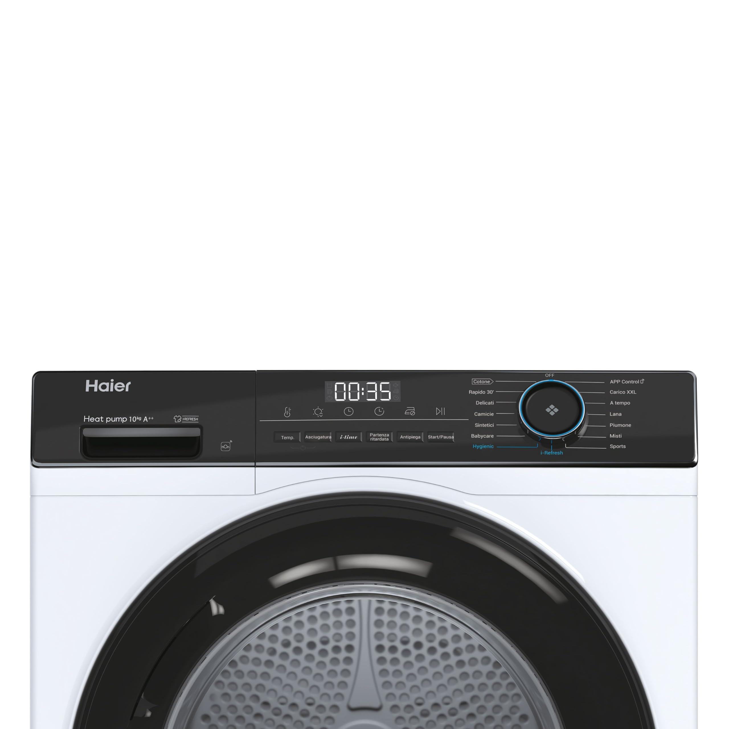 Haier I-Pro Series 7 HD100-A2979 Sèche-linge Pose Libre Charge Avant 10 Kg A Blanc