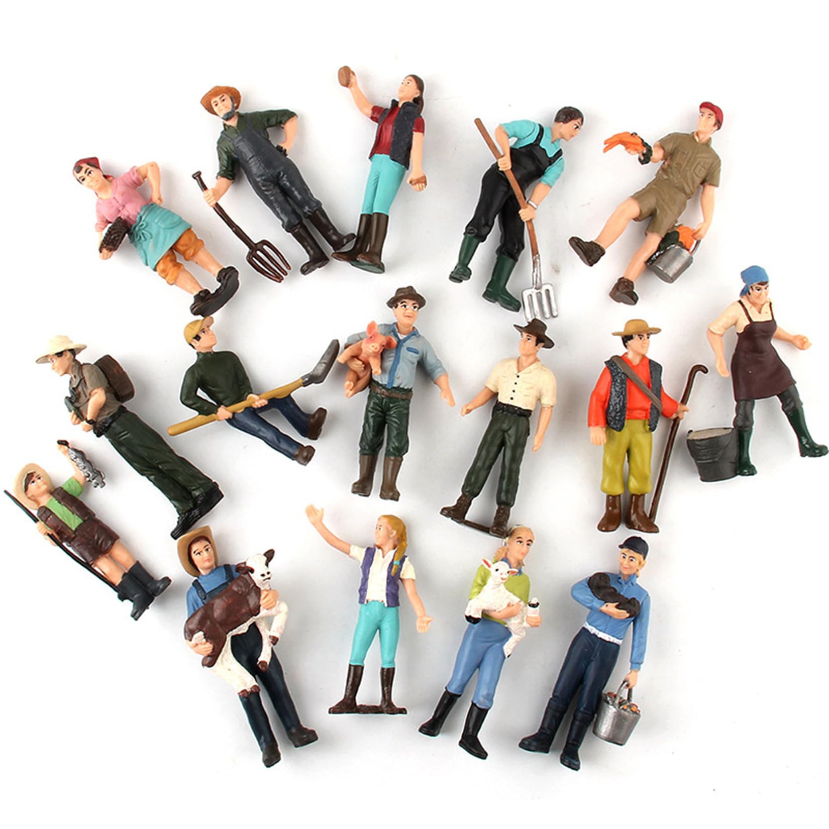 Amazon | EUHELOPA 情景コレクション 人間フィギュア 人形モデル 26