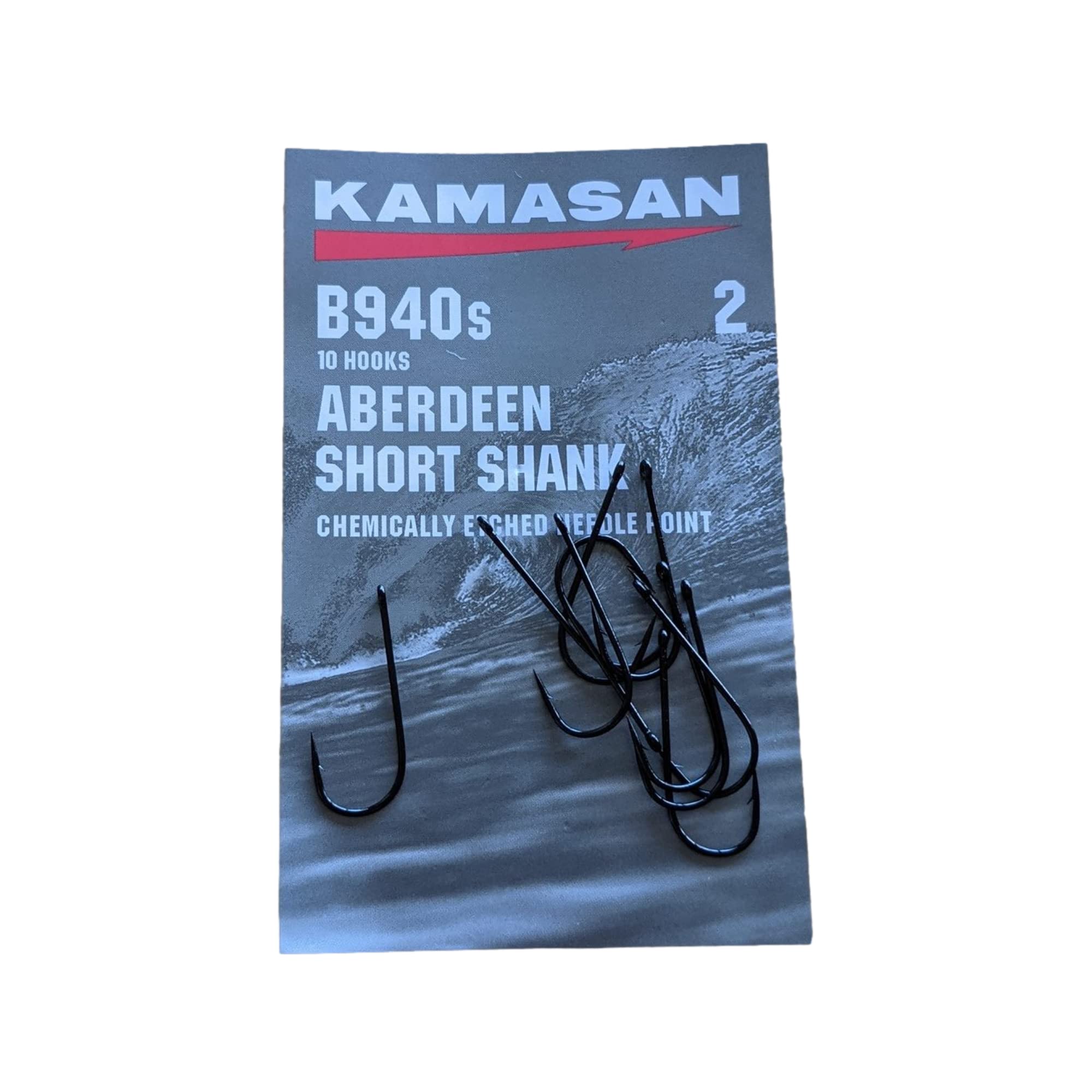 Kamasan B940 Aberdeen Short Shank Hooks - Size 2