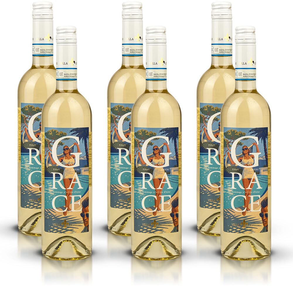 Villa Geissini GRACE Pinot Grigio, trocken, sortenreines Weinpaket (6x0,75l)