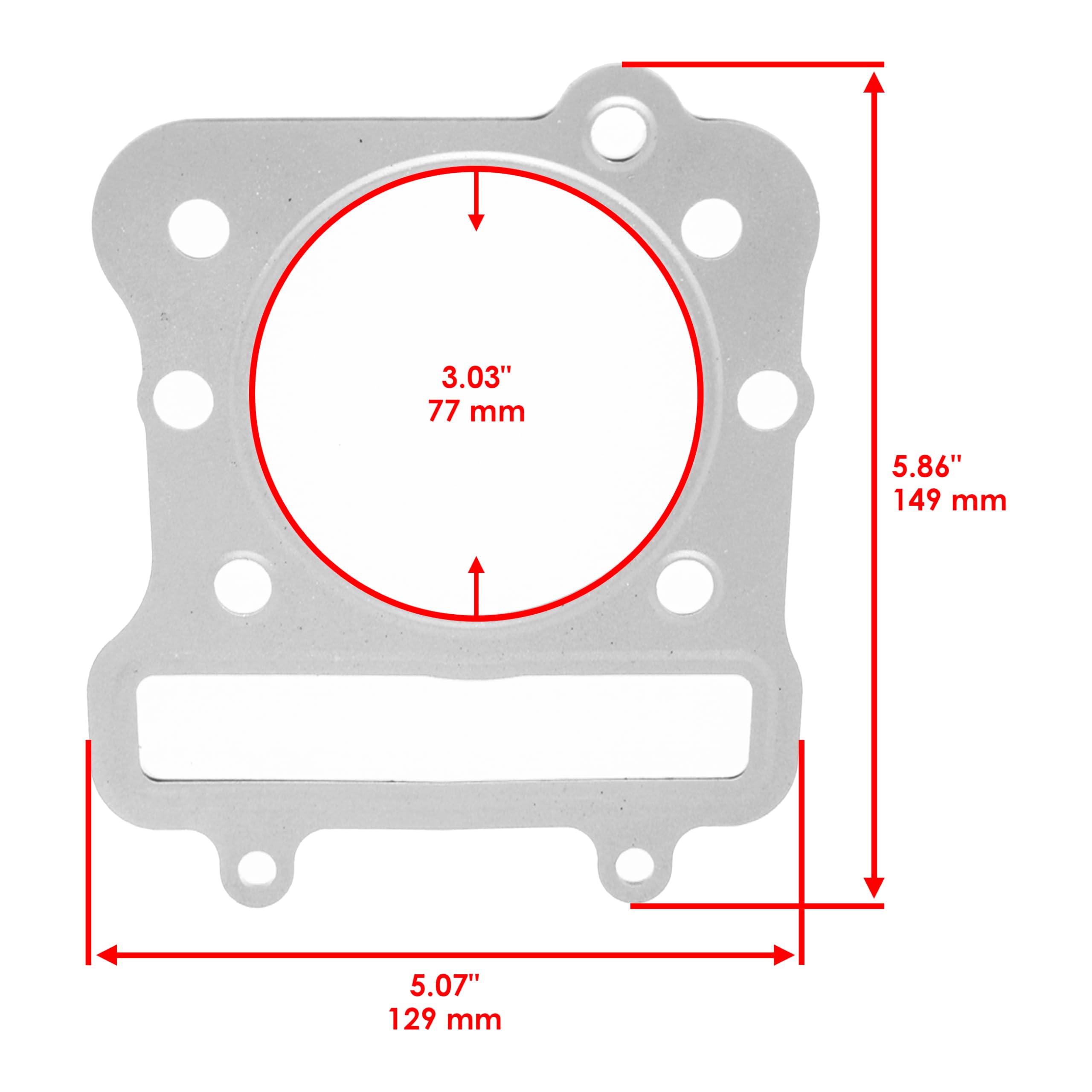 Amazon.com: Caltric Cylinder Head Gasket Compatible with Kawasaki