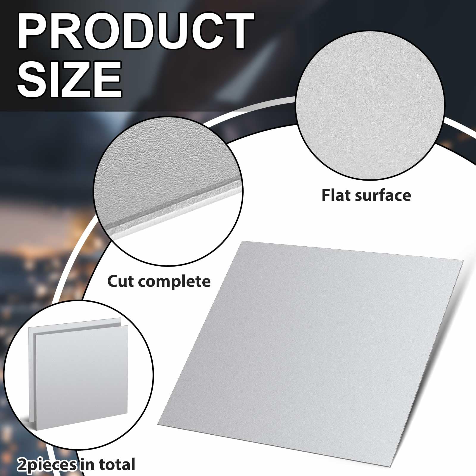 Cold Rolled Mild Steel Sheets - 2 Pack -3