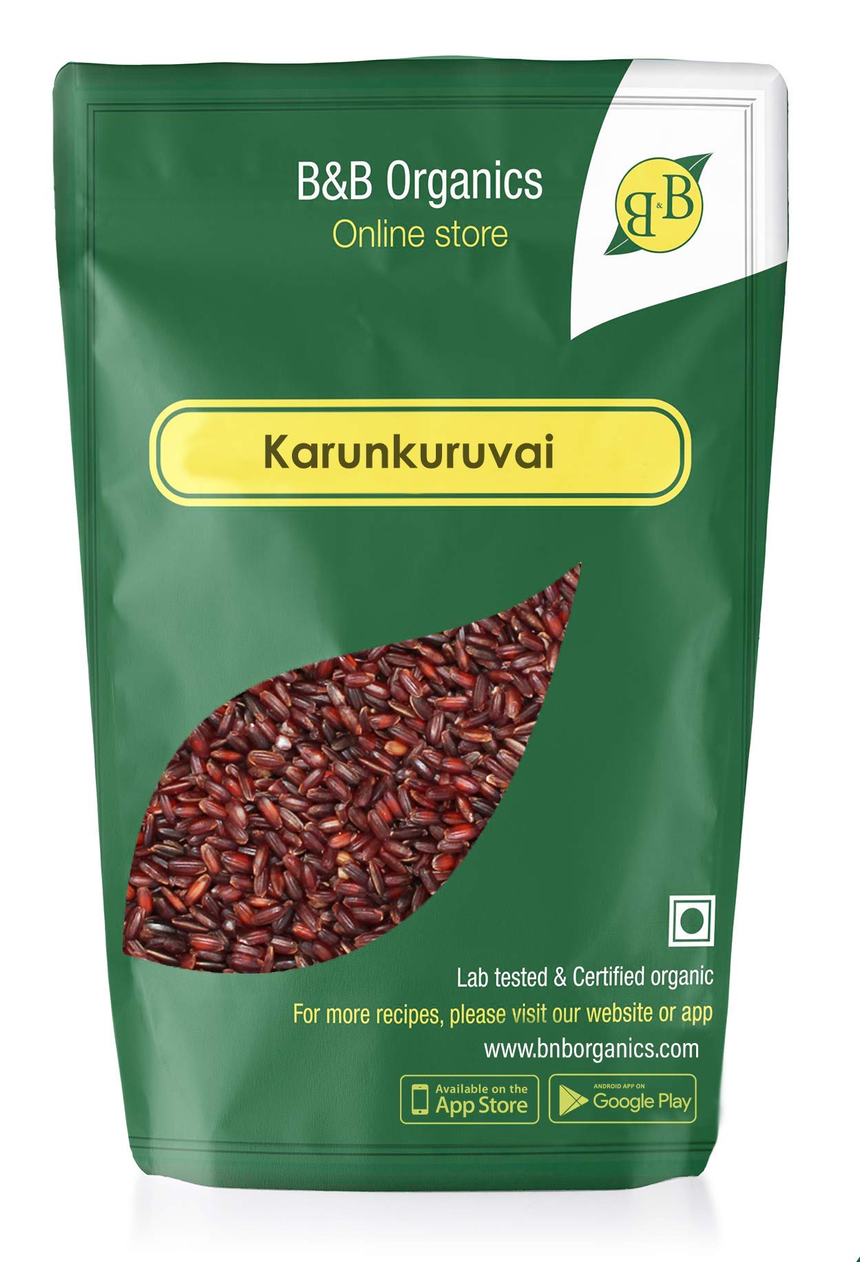 Buy B&B Organics Karunkuruvai Rice (1 Kg) Karunguruvai Rice