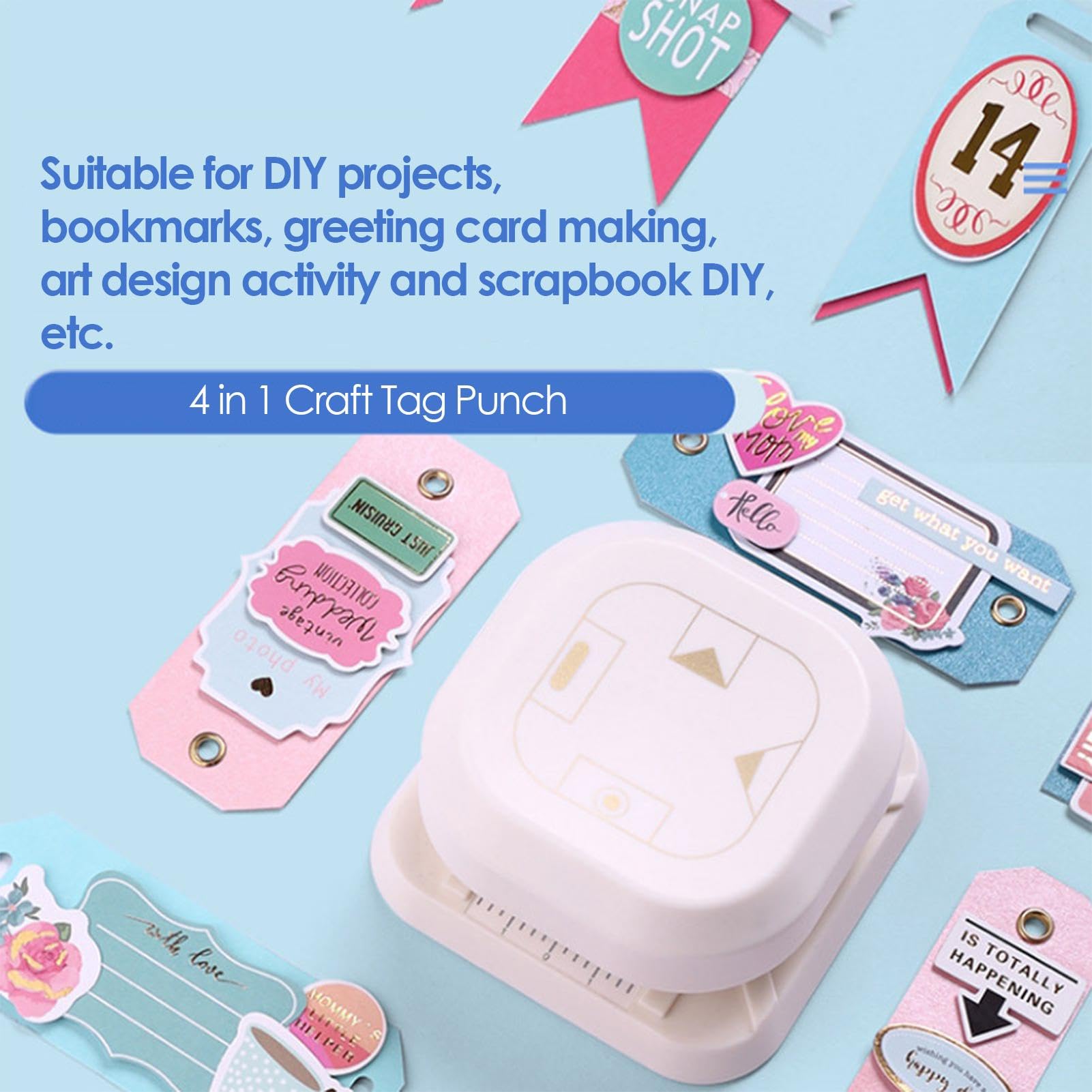Punzonatrice A Forma Di Francobollo Per Scrapbooking, Taglierina Per Carta E Buste, Per Journaling E Creazioni Fai-da-te