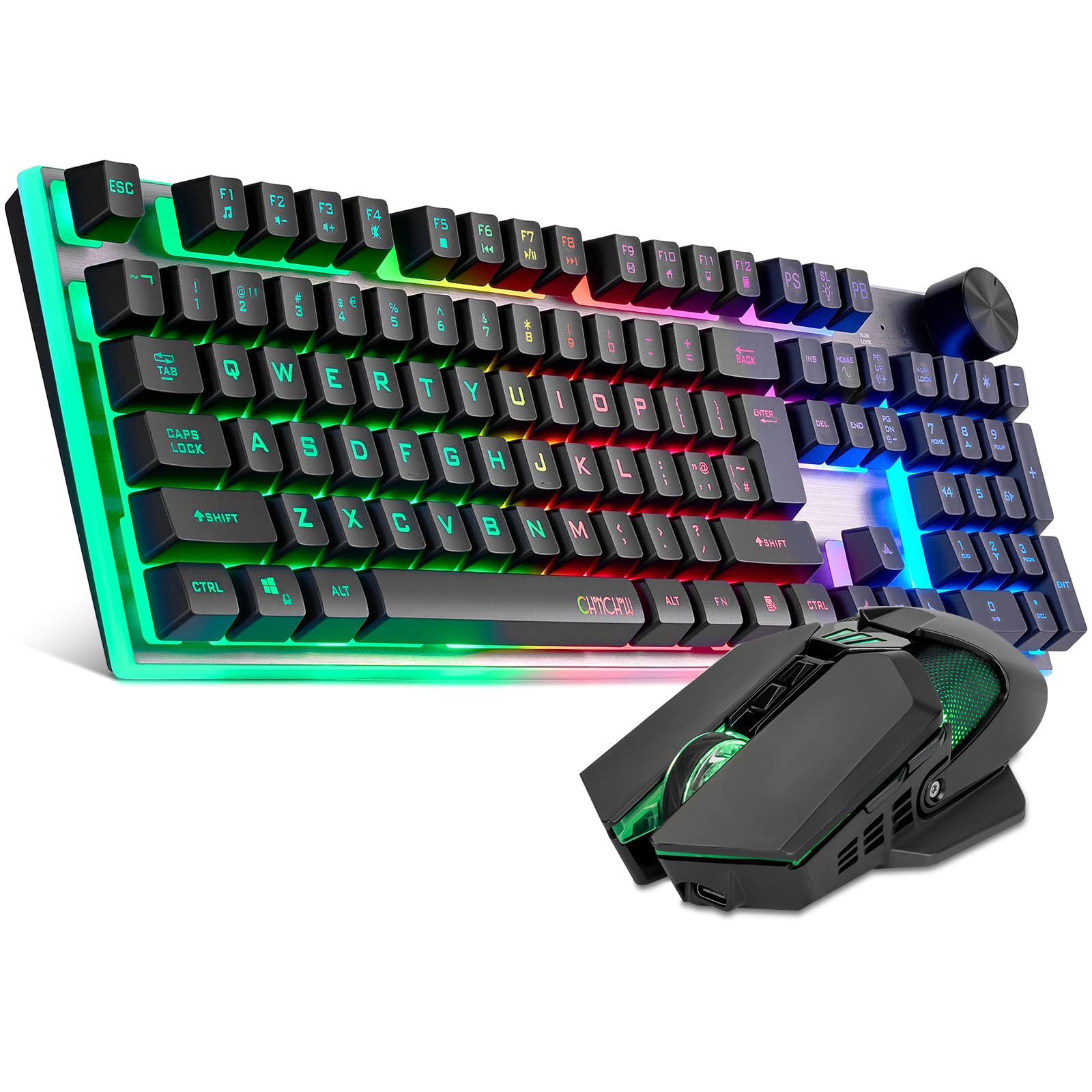 CHONCHOW G312 Wireless Gaming Keyboard and Mouse Combo