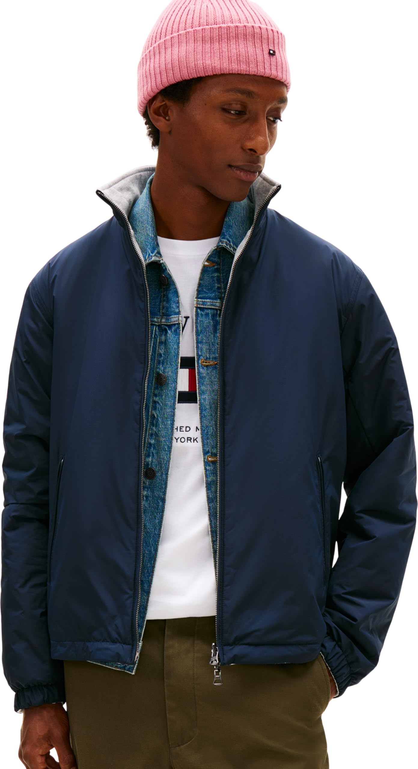 Tommy Hilfiger Lw Reversible Jacket Mw0mw41862 Otras chaquetas Hombre (Pack de 1)