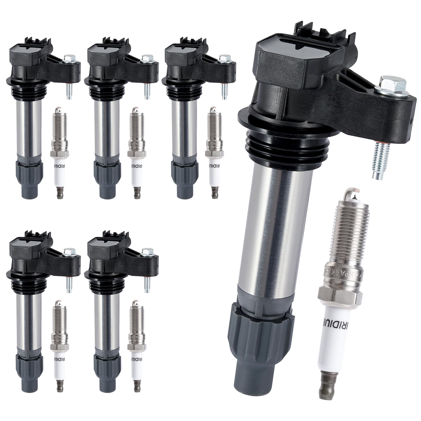 Ignition Coil Pack Compatible with GMC Chevrolet Camaro Equinox Impala Malibu Traverse Buick Replacement For 3.0L 3.6L Ignition Coils 41-109 UF569