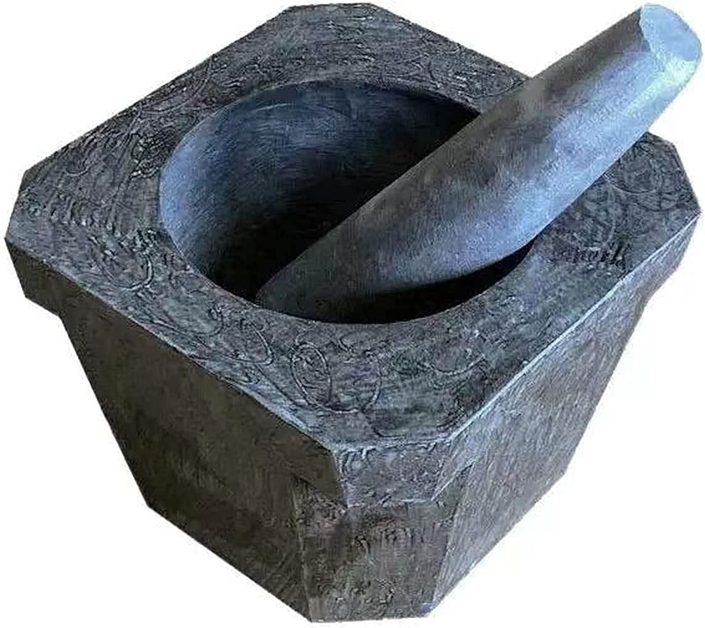 Ensemble de Pilon et de mortier en Granit Robuste pour broyage