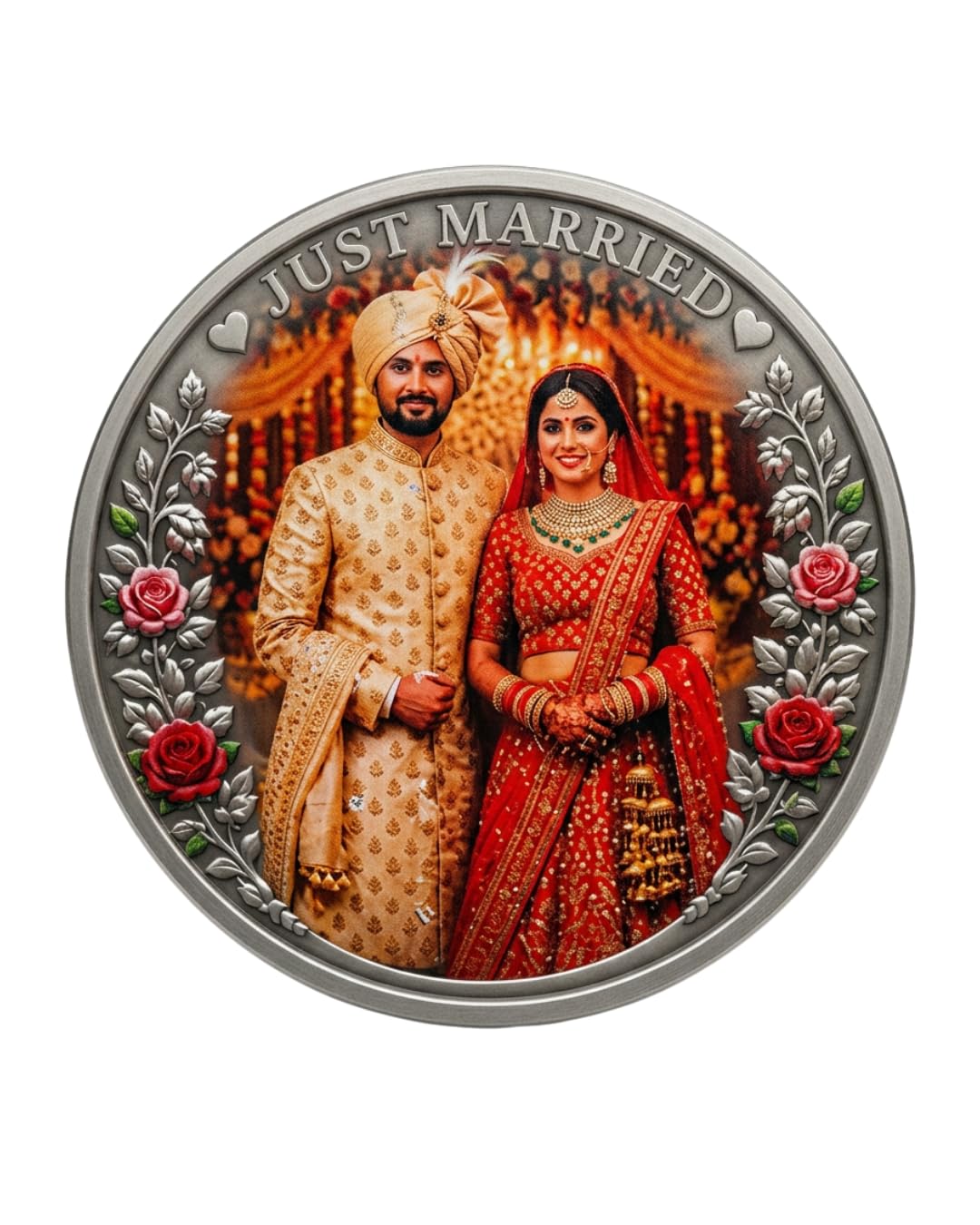 999 Pure Silver Coin with Premium Gift Box | Personalised Coin | BIS Hallmarked-image-1