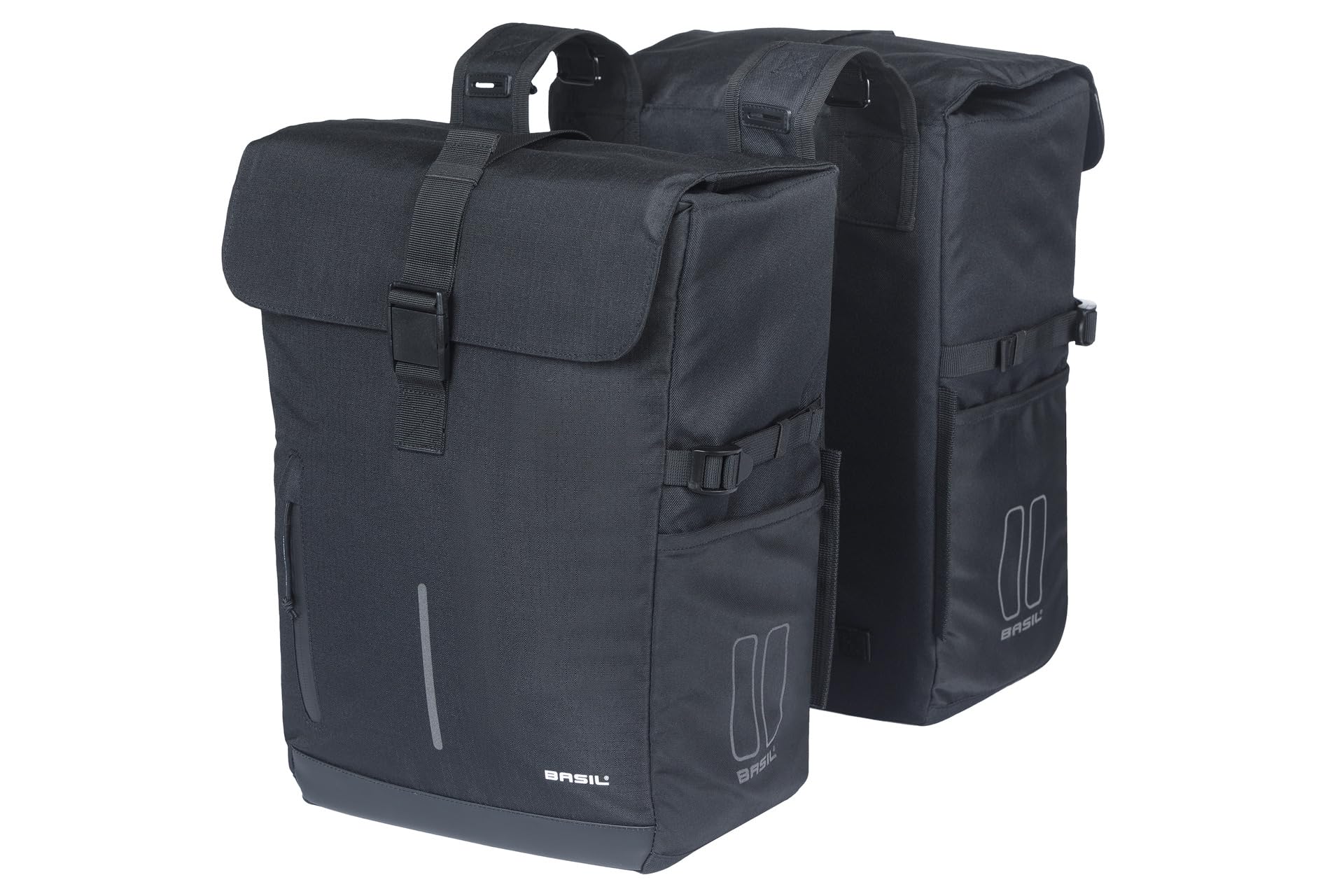 Alforja Doble Basil Move 30L Impermeable MIK Racktime 2