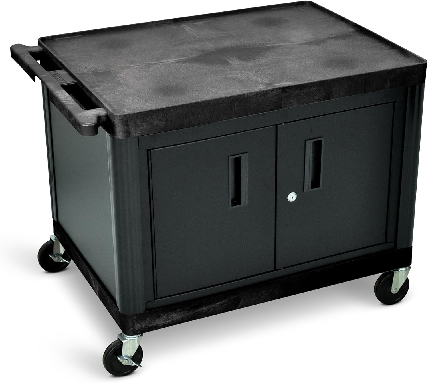 FSE 373-LP27C-B 27"H AV Cart - Two Large Shelves Cabinet