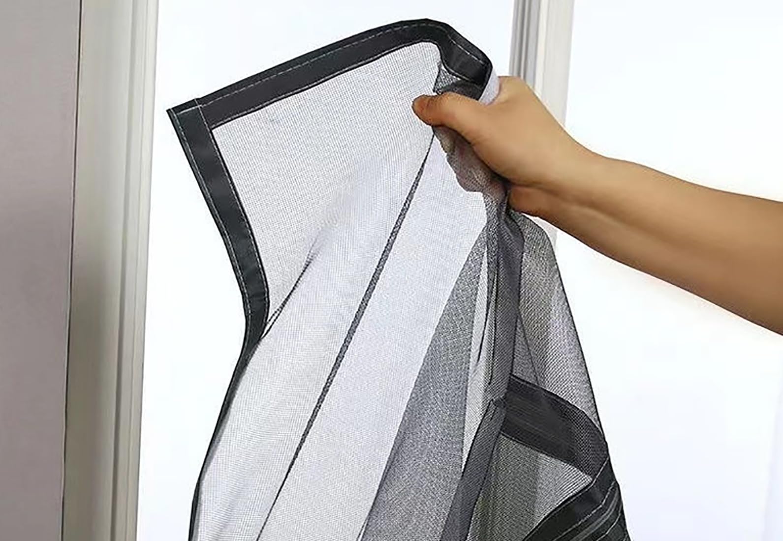 50x150cm Zanzariera per Finestre, Protezione Anti Insetti per Finestra, Kit Protezione Anti Zanzare con Nastro Autoadesivo