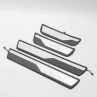 Vista 2 de Vestiduras de placa de metal protectora para umbral de puerta, estilo de moda para Honda CR-V CRV