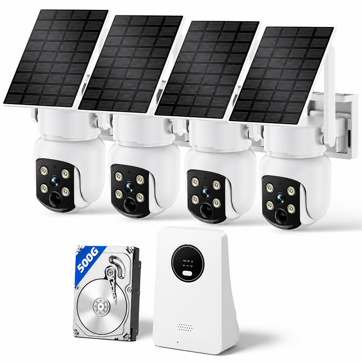 Photo 1 of KCSNYOPRO 4-Cam Security Camera Kit with Solar Power and 500GB HDDLPNPMGG9906400
