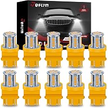 3157 LED Bulbs,Amber Super Bright 39-SMD 4014 Chips,3056 3156 3156A 3057 4057 3157 4157 T25 LED Car Bulbs for Brake Lights,Backup Reverse Tail Lights