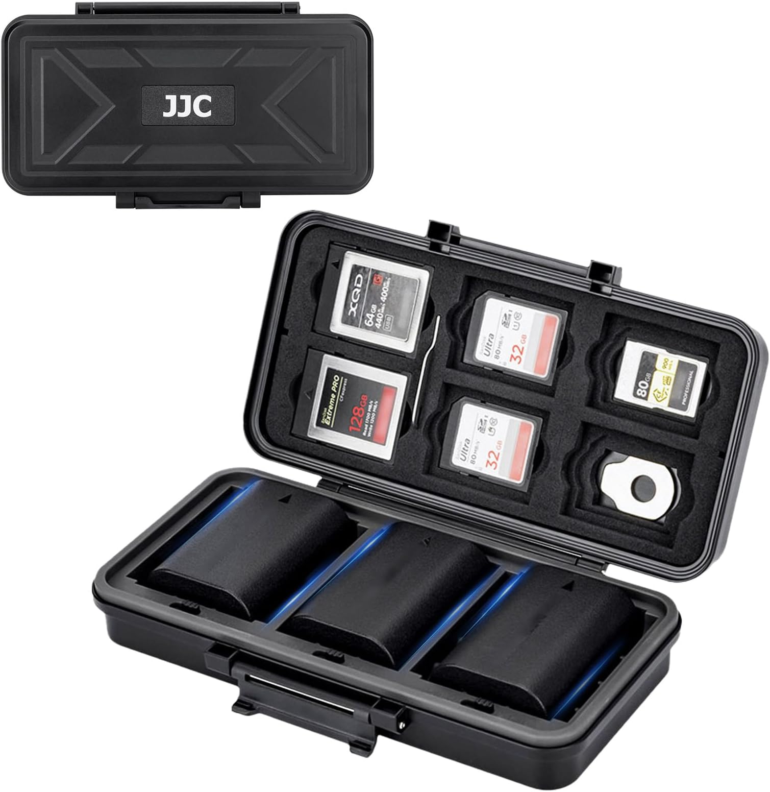 Camera Battery Memory Card Storage Case