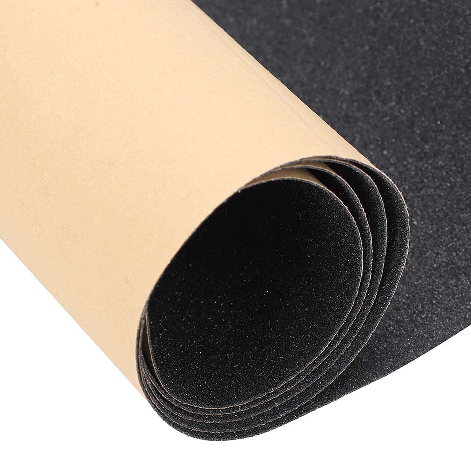 Tiiyee Cinta de Agarre para Monopatín, Hoja Cintas Monopatíns Lija Perforado Patinetas Antideslizamiento Pegatina Rough Partes Para Patineta Longboards Scooters Escaleras Peldaños y Cubiertas