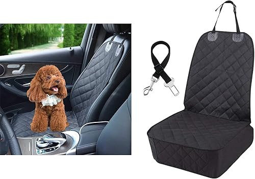 Miniatura 1 de Funda impermeable para asiento delantero de automóvil, cubierta delantera para mascotas, a prueba de arañazos y antideslizante, funda de asiento de