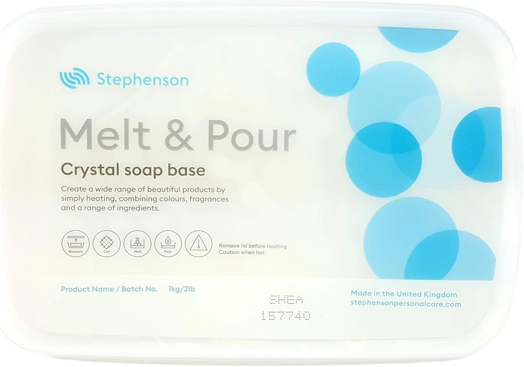 Melt and Pour Soap Base Shea Butter 1kg-5kg SLS FREE (2kg)