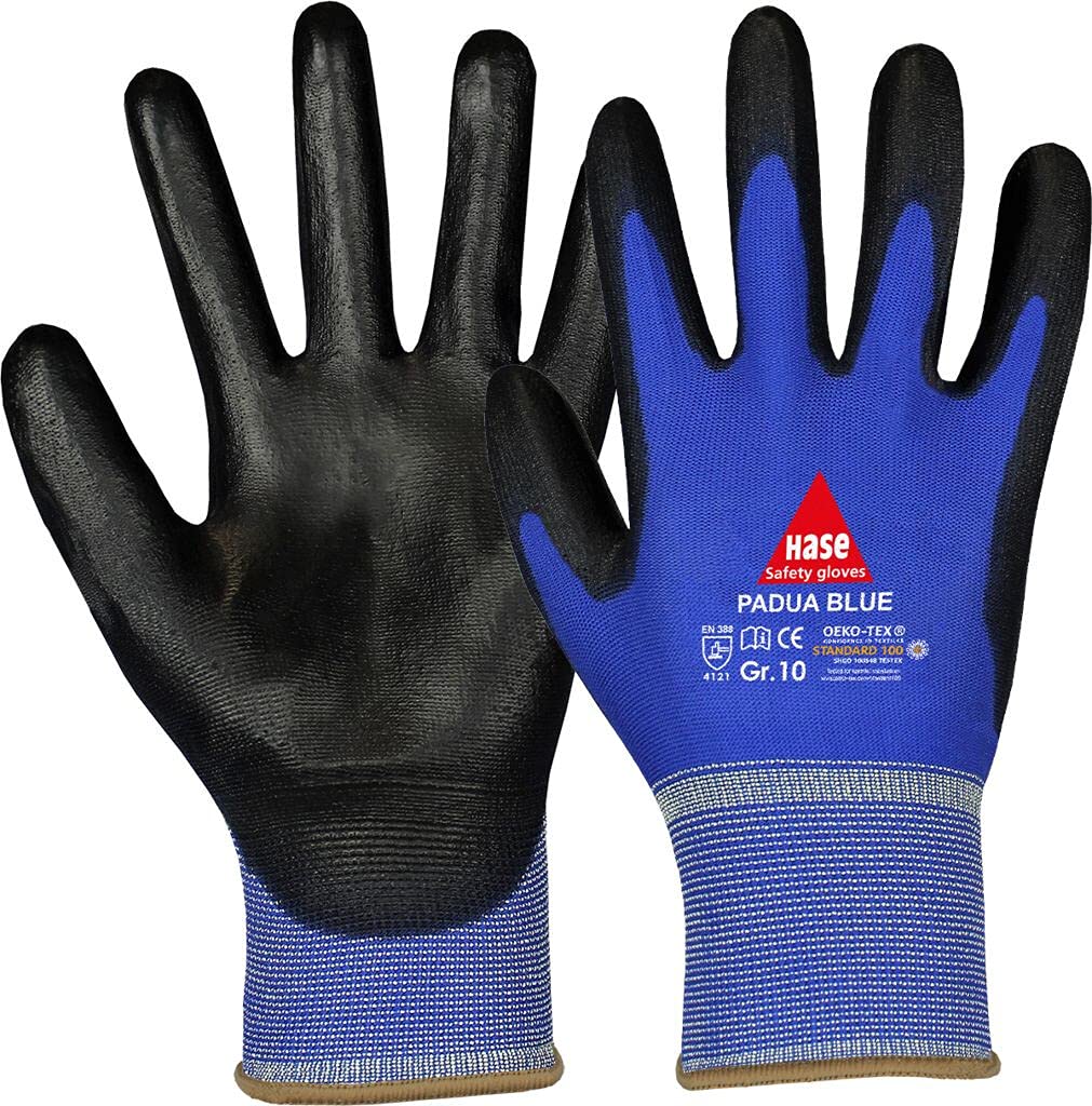 Hase PADUA BLUE Montagehandschuh Gr. 6-11 EN 388 OEKO-TEX