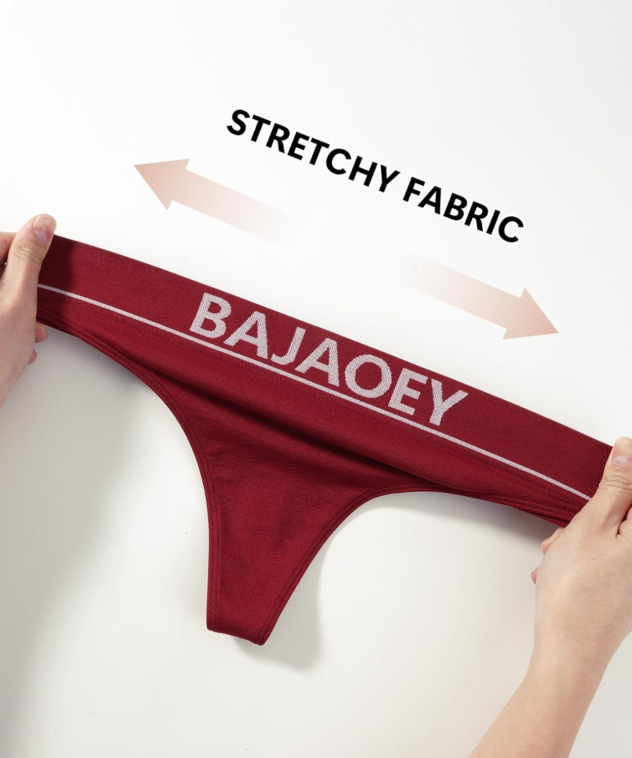 Women Thongs Underwear Pack,Breathable Seamless Thong Panties Comfortable No Show Underwear for Ladies 5 Pack S-XL - Image 5