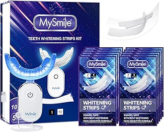MySmile Teeth Whitening Light, 10 Min Fast Teeth Whitener, 28X LED Accelerator Light for Teeth Whitening Kit Connect with USB for Home Use Helps to Remove Stains from Coffee(not Include Gel)