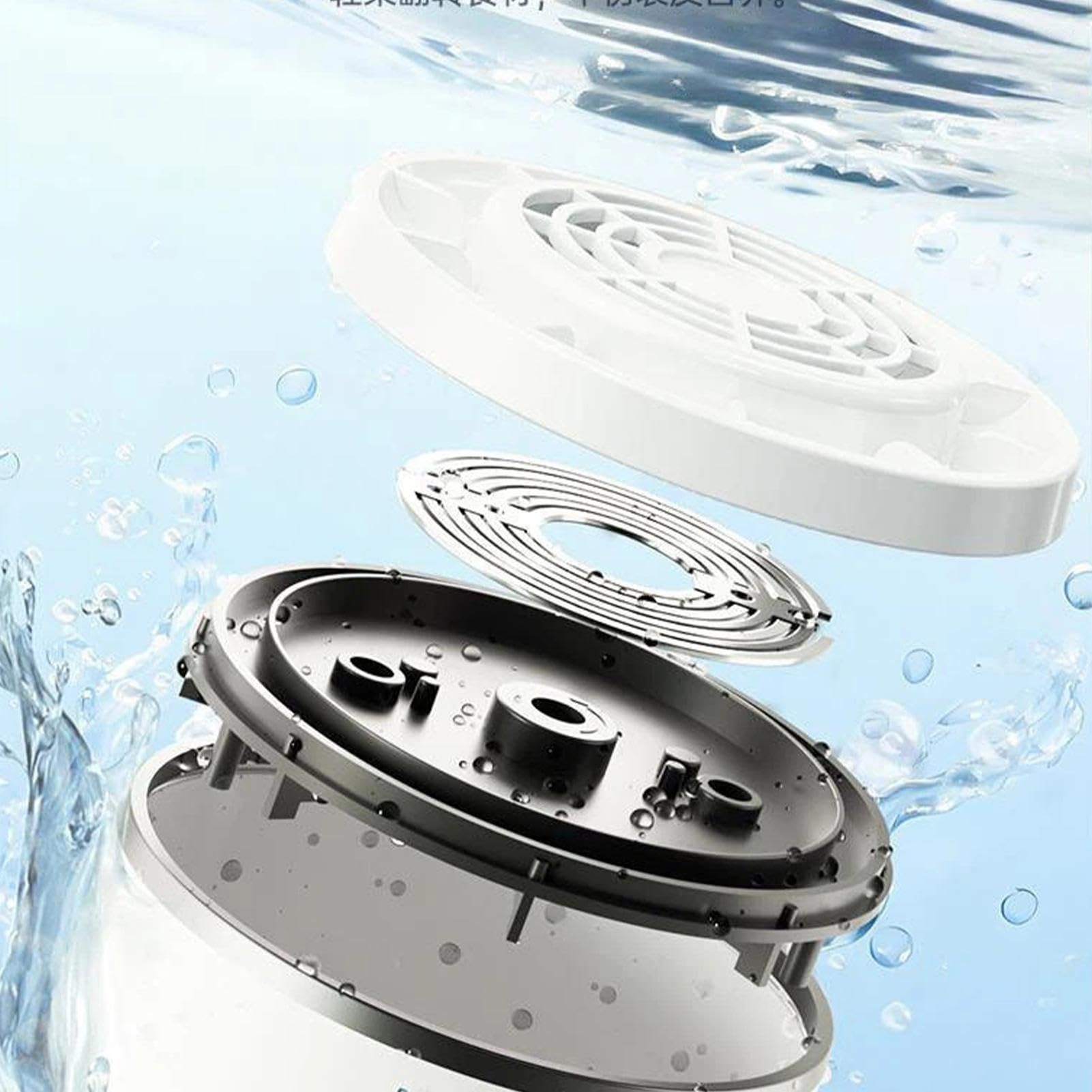 Dispositivo Limpiador De Verduras 4 Niveles Rotativo E Impermeable | Y Purificadora De Alimentos Para Arroz, Carne, Hogar, Cocina, Comedor, Restaurante, Picnic Y Camping