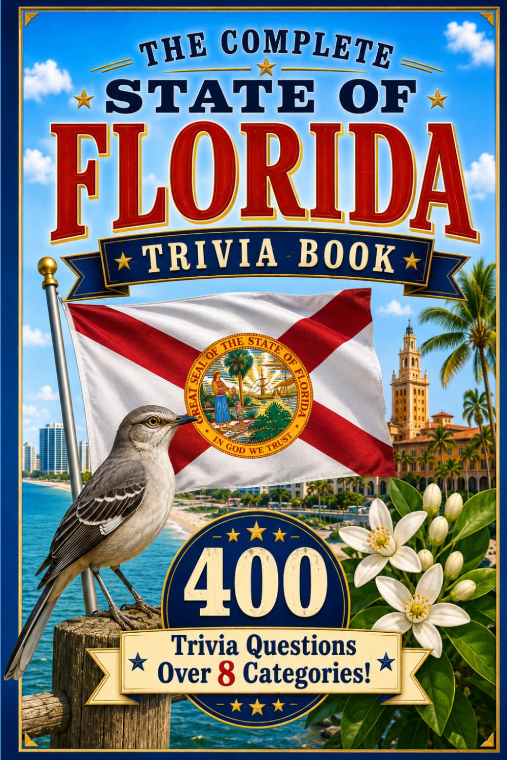 The Complete State of Florida Trivia Book: 400 Florida Trivia Questions Over 8 Categories
