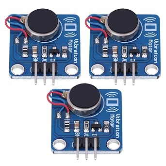 Vibration Motor Module DC5V 9000RPM High Performance Shock Module for Wearable Smart Devices and Interactive Projects 3 Pcs