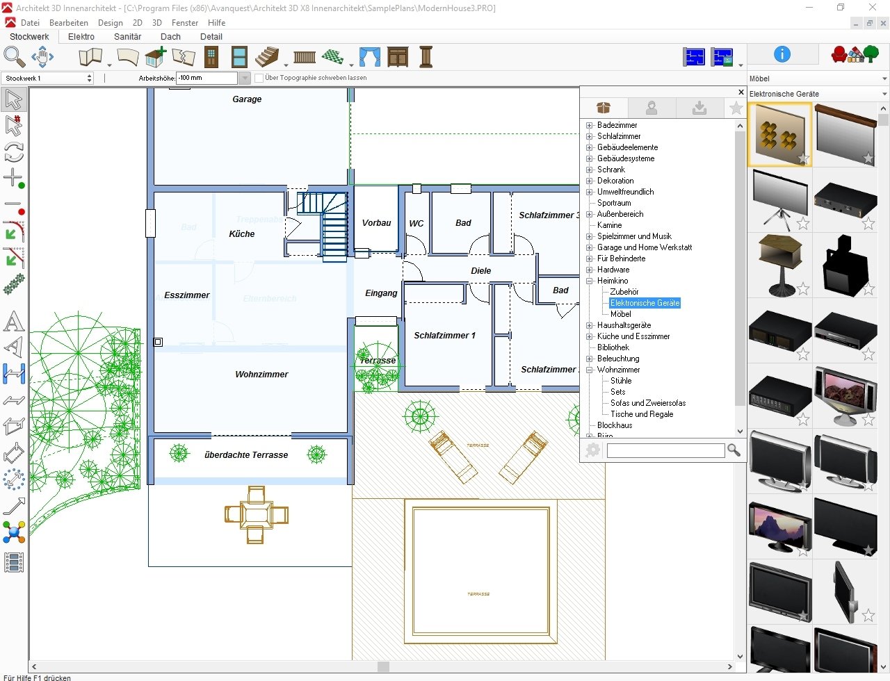 Architekt 3D X8 Innenarchitekt