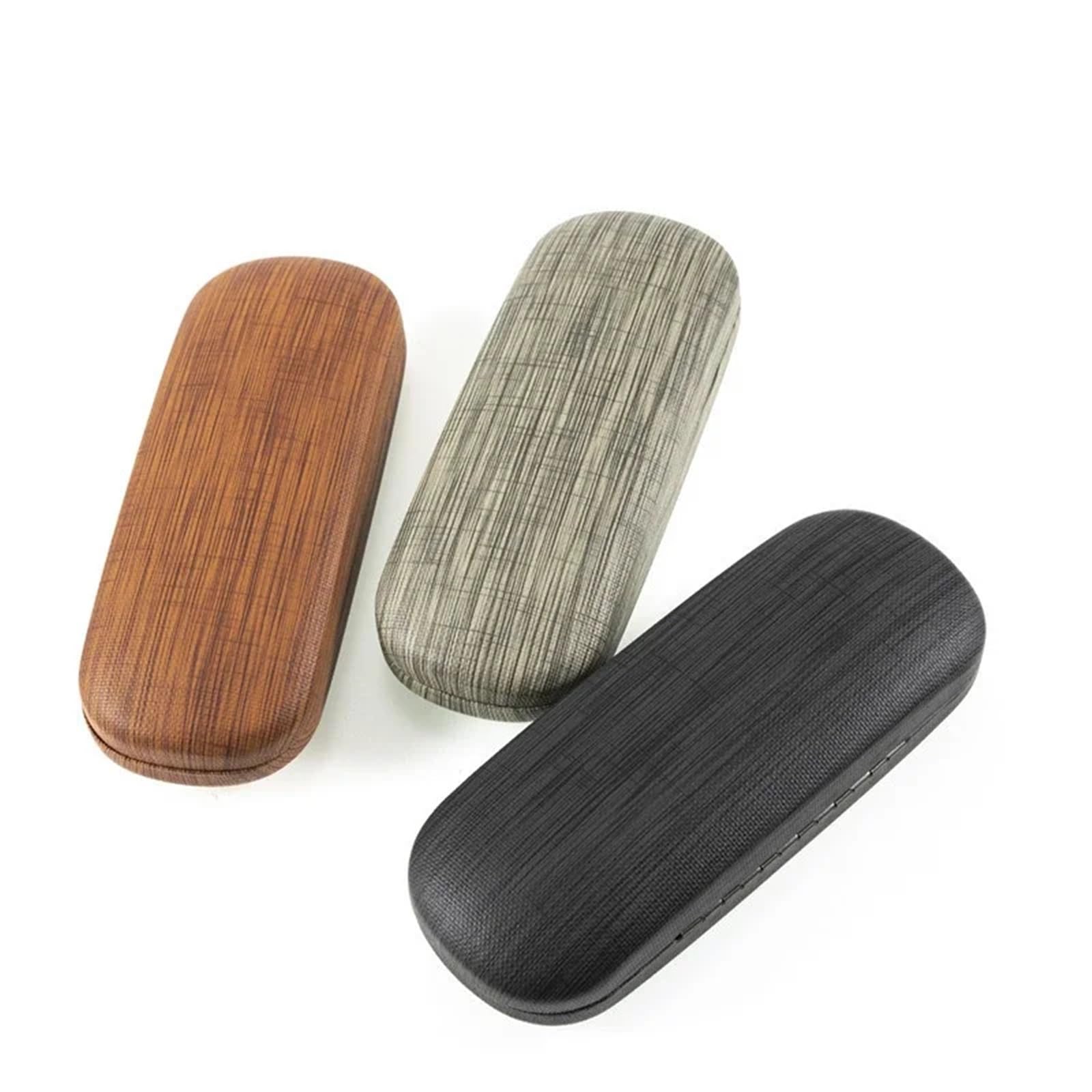 Funda Para Gafas Estuche de cuero moda for gafas, caja almacenamiento sol a prueba lino PVC, embalaje multiusos for for hombres y mujeres