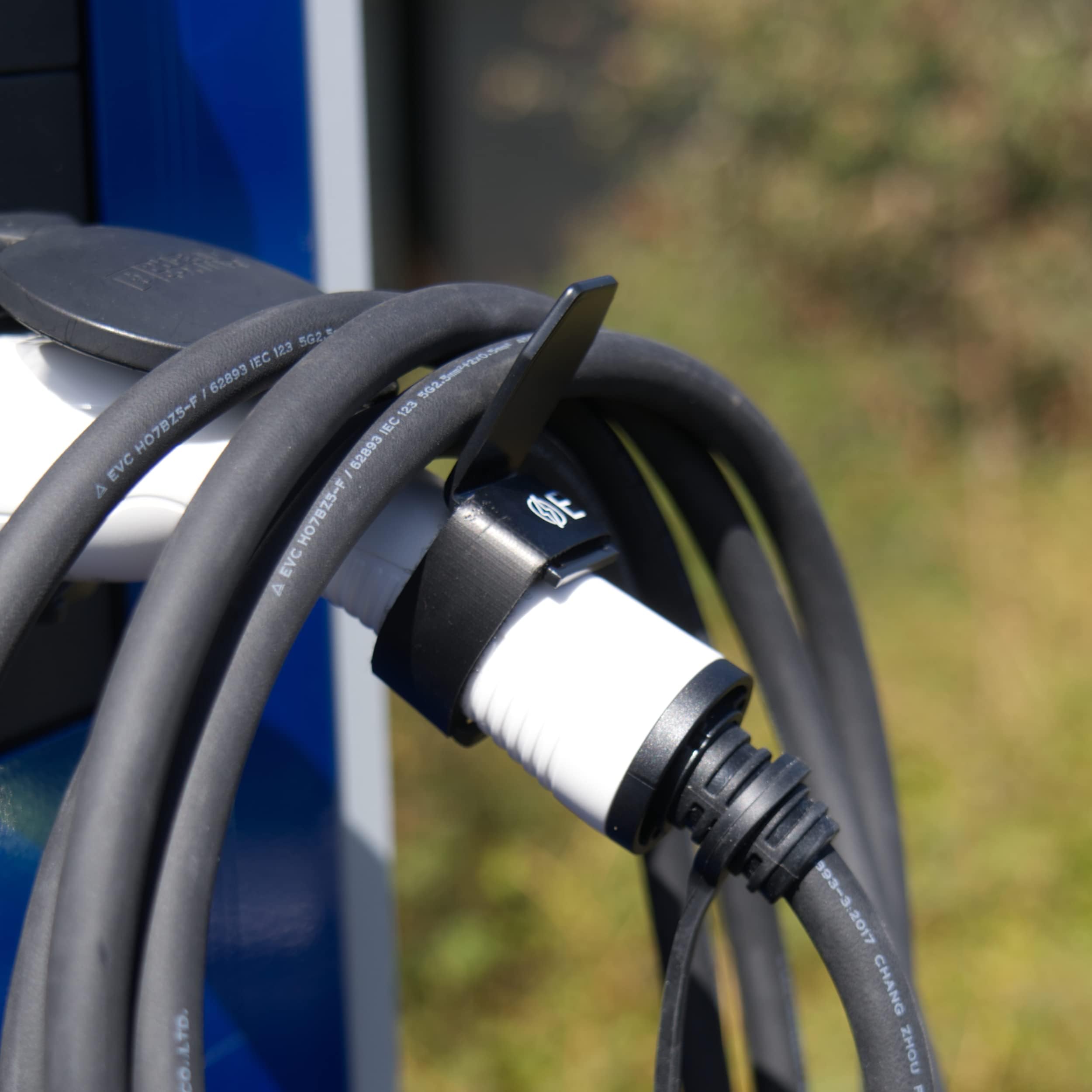 Edelstahl Ladekabel-Halterung Für E-Auto - Wandhalter Für Lange Kabel | Einfache Montage