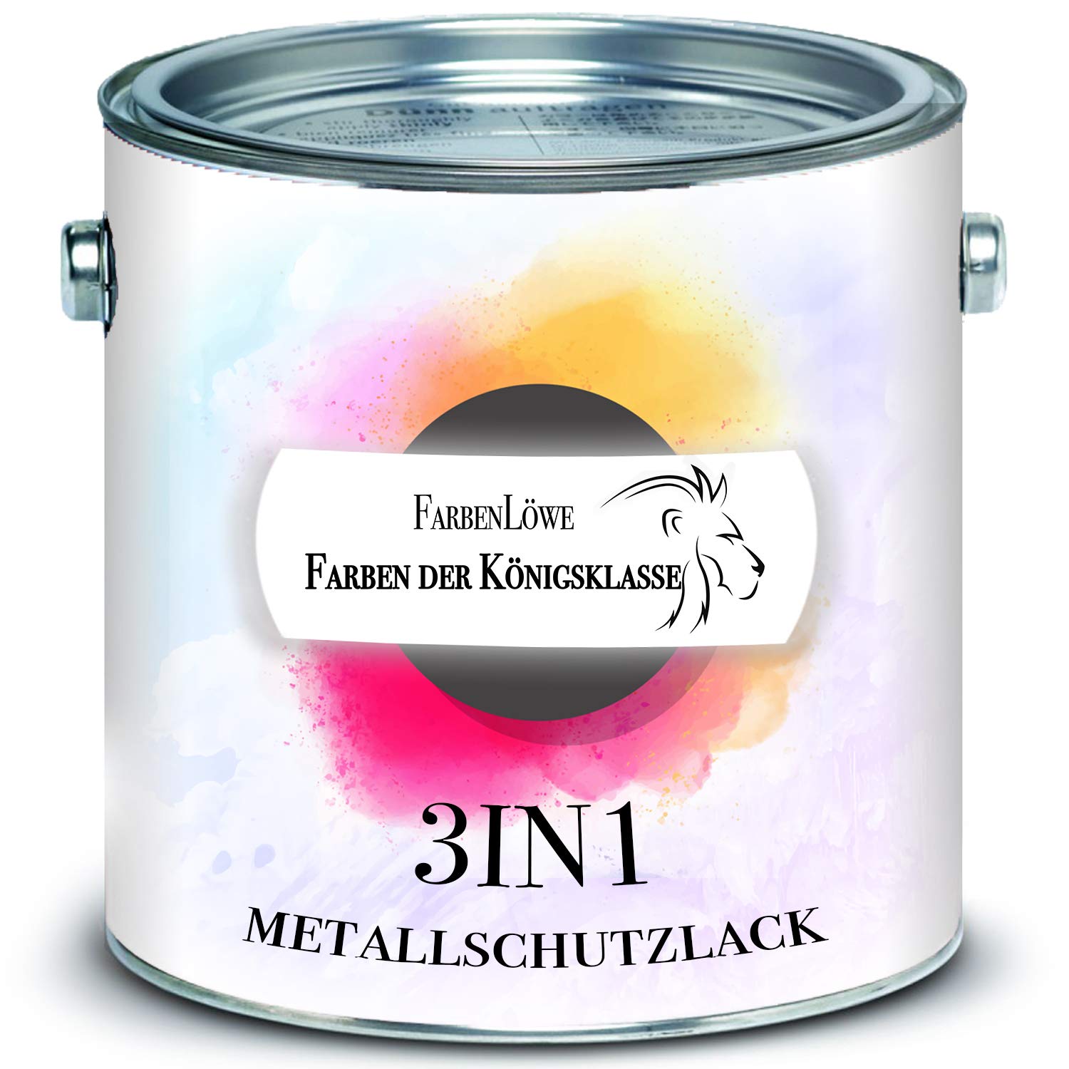 Vernice antiruggine 3 in 1 per metallo – Smalto colorato, primer e protezione dalla ruggine in un unico prodotto (1 L, Verde muschio RAL 6005)