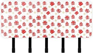 Winter Snowflake Gift Box Christmas Small Key Holder Wall Mount with Hooks Self Adhesive Mail Organizer Keys Rack Stylish Home Decoration for Entryways and Hallways 23304244