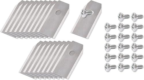 Terre Products, 18 Pack, Robotic Lawn Mower Replacement Blades, Compatible with Husqvarna Automower, Gardena Sileno, McCulloch