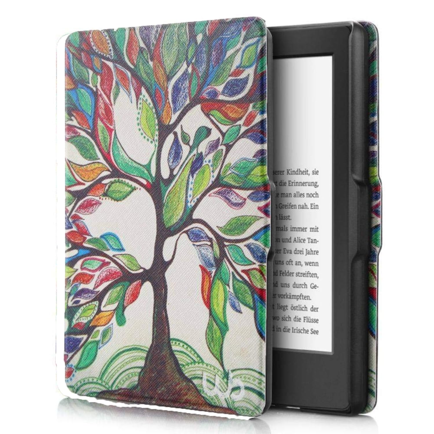 MOCA Case for Kindle Paperwhite 12th Gen 7" (2024) & Kindle Colorsoft 7" (2025), Slim PU Leather Cover with Auto Wake/Sleep, Magnetic Closure, Lightweight (Tree)-image-33